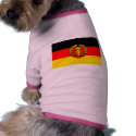 East Germany Flag pet clothing