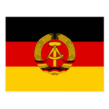 East Germany Flag Post Cards