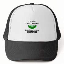 East Lansing Beer Pong Champion Trucker Hat