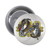 East meets Celtic Pinback Buttons