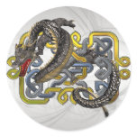 East meets Celtic stickers