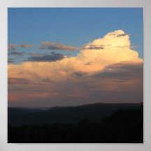 East Mountain Deerfield River Valley Thunderstorm Print
