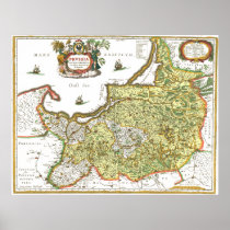 East Prussia Map Posters