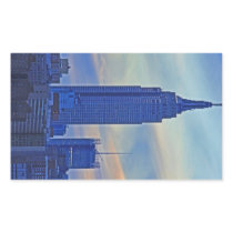 East River View of the Empire State Building A1 Rectangle Sticker