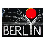 East Side Gallery, Berlin Wall, Barbed Wire/Red Su Business Card