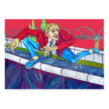 East Side Gallery, Berlin Wall, Escape Climb Business Card Templates