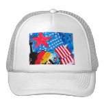 East Side Gallery, Berlin Wall, Flags Mesh Hats