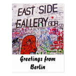 East Side Gallery, Berlin Wall, Graffiti Postcard