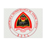 East Timor Coat of Arms detail postcards