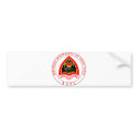 East  Timor Official Coat Of Arms Heraldry Symbol bumper stickers