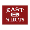East - Wildcats - High - Albuquerque New Mexico postcards