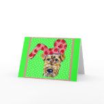 Easter Airedale Card