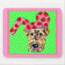 Easter Airedale Mouse Mat