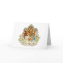 Easter Angel with Harp - Card
