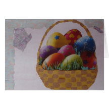 Easter Basket Greeting Card