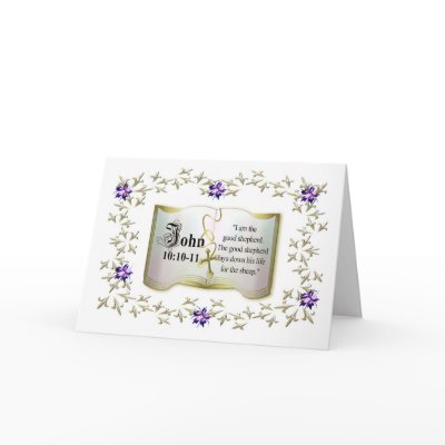 Easter Bible Verse Greeting Cards by StarStock