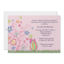 Easter Birthday Party Invitation