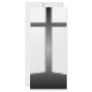 Easter black and white crosses rack card template