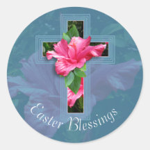 Easter Blessings Tropical Stickers