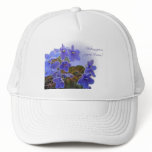 Easter Blue African Violets Hat