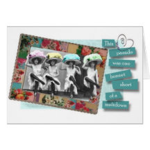 Easter Bonnet Quads Card