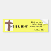 Easter bumper sticker
