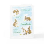 Easter Bunnies Card - across the miles
