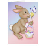 Easter Bunny and Butterfly Card