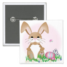 Easter Bunny Button