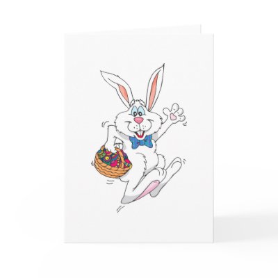 Easter Bunny Greeting Cards by Dennis_Holmes