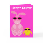 Easter Bunny & Chick With Sunglasses