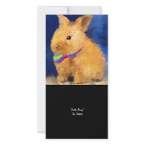 Easter Bunny Collectable Photo Card