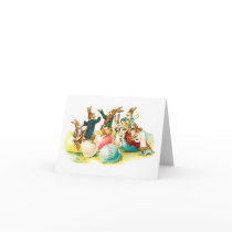 Easter Bunny Concert Greeting Cards