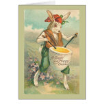 Easter Bunny Drummer Greeting Card