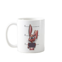 EASTER BUNNY EGG THIEF MUGS