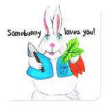 EASTER BUNNY GARDNER stickers