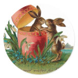 Easter Bunny Kiss stickers