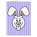 Easter Bunny (Purple) Greeting Card