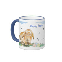 Easter Bunny Rhyme-Rabbit Illustration Mug