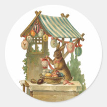 Easter Bunny Roadside Egg Stand Stickers