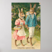 Easter Bunny Sweethearts Posters