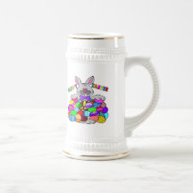 Easter Bunny T shirts and Gifts Coffee Mugs