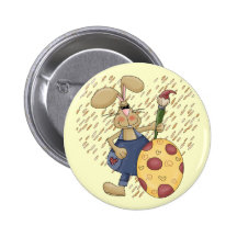 Easter Bunny T Shirts and Gifts Pinback Button