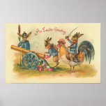 Easter Bunny War Poster