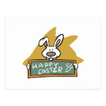 Easter Bunny with chalkboard Post Card