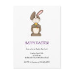 Easter Bunny with Coloured Eggs postcards