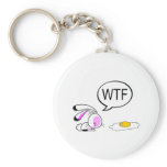 Easter Bunny WTF keychains
