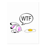 Easter Bunny WTF Post Card