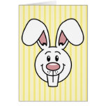 Easter Bunny (Yellow) Greeting Card