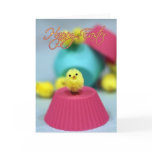 Easter Card Fuzzy Chick